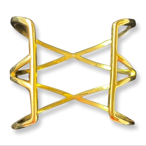 Baublebar Gold Boho Cuff with Cubic Zirconia Diamonds - Picture 2 of 5